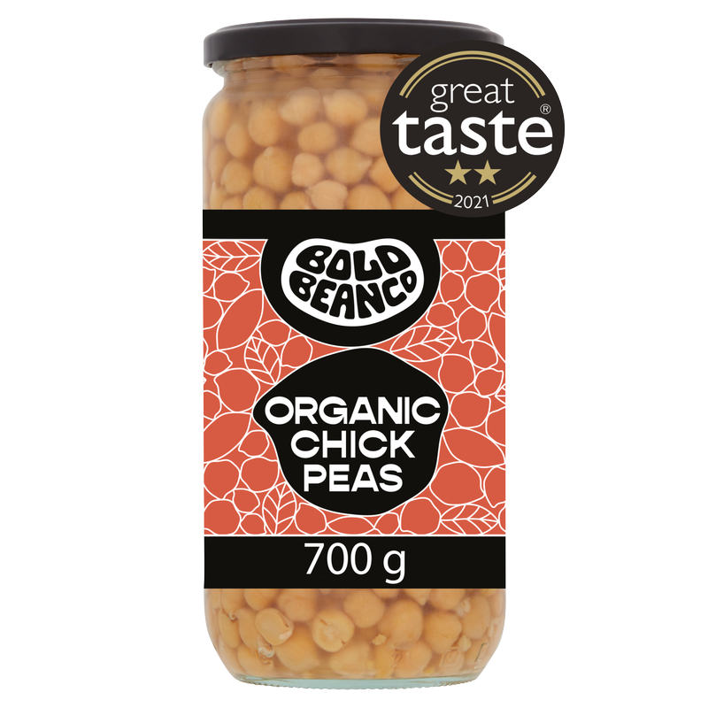 Bold Bean Organic Chickpeas, 700g