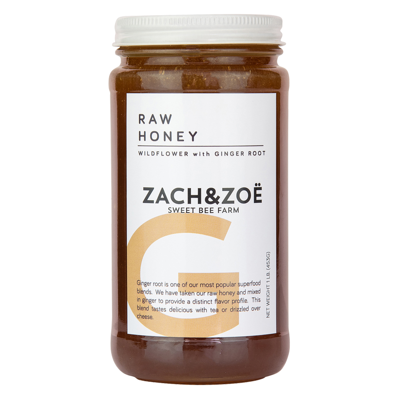 Zach & Zoe Wildflower Honey with Ginger 16oz