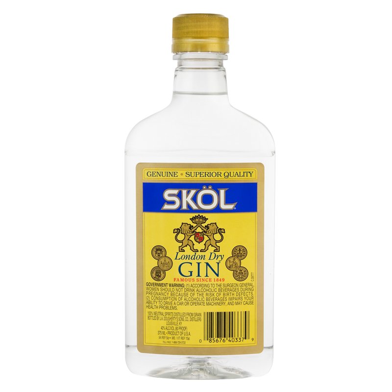 Skol Gin 375ml (80 Proof)