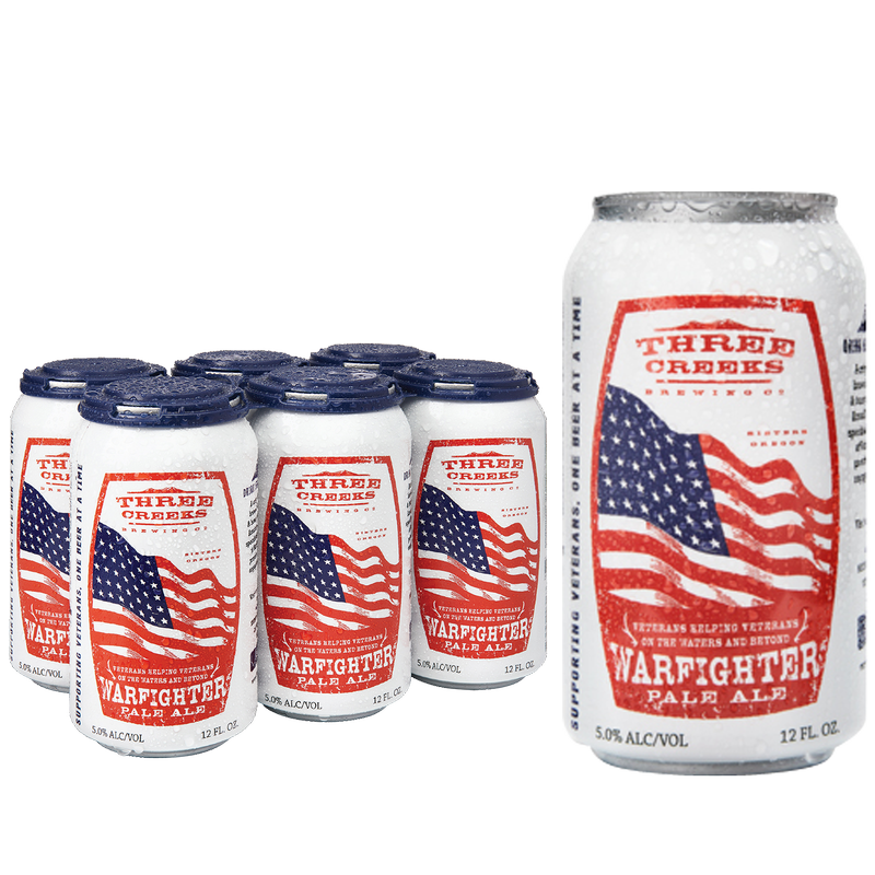 Three Creeks Brewing Warfighter Pale 6pk 12oz Can 5% ABV