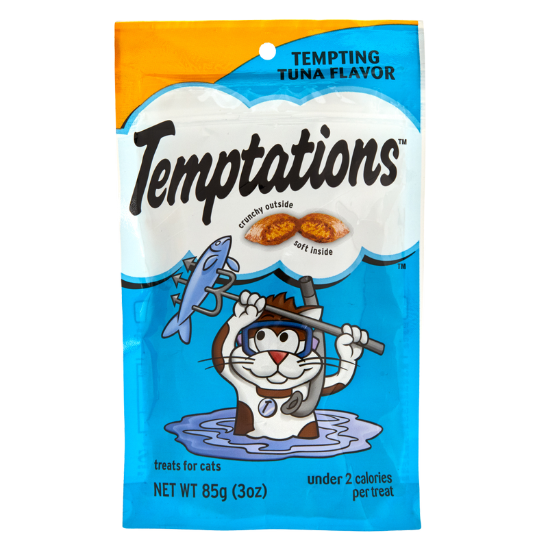 Whiskas Temptations Tempting Tuna Flavor Cat Treats 3oz