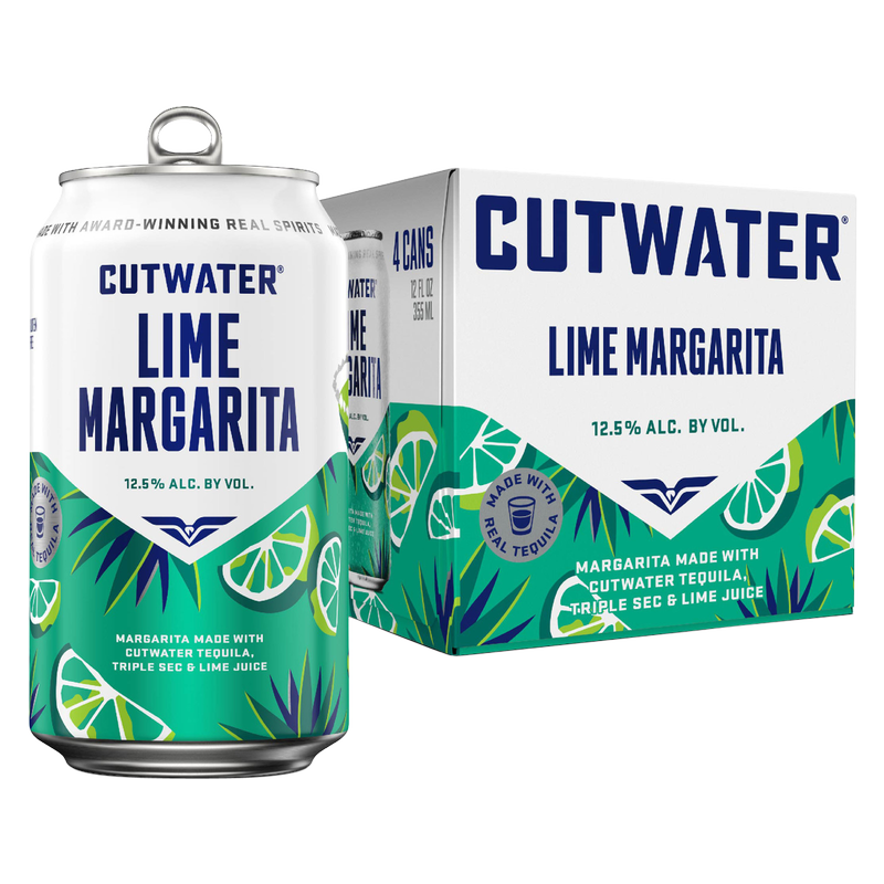 Cutwater Tequila Lime Margarita 4pk 12oz Cans 12.5% AB