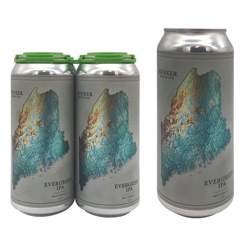 Bunker Brewing Evergreen Ipa 4Pk 16Oz Can 6% Abv