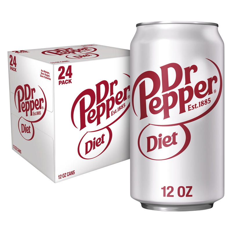 Diet Dr Pepper 24pk 12oz Can