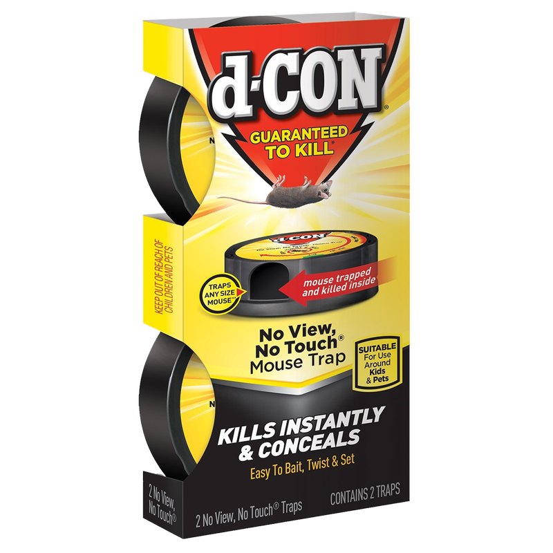 D-Con No Touch No View Mouse Trap 2pk