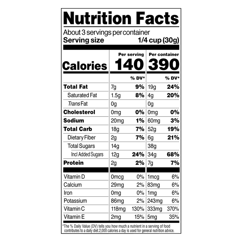 Snak Club AntioxC Cinnamon Oat & Yogurt Trail Mix 3oz Snacks fast