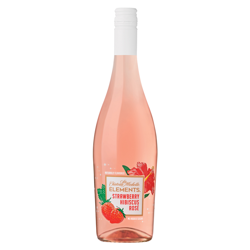 Chateau Ste Michelle Elements Strawberry Hibiscus Rose Wine 750 ml