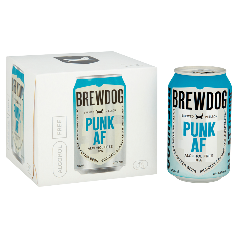 BrewDog Punk AF Alcohol Free IPA, 4 x 330ml