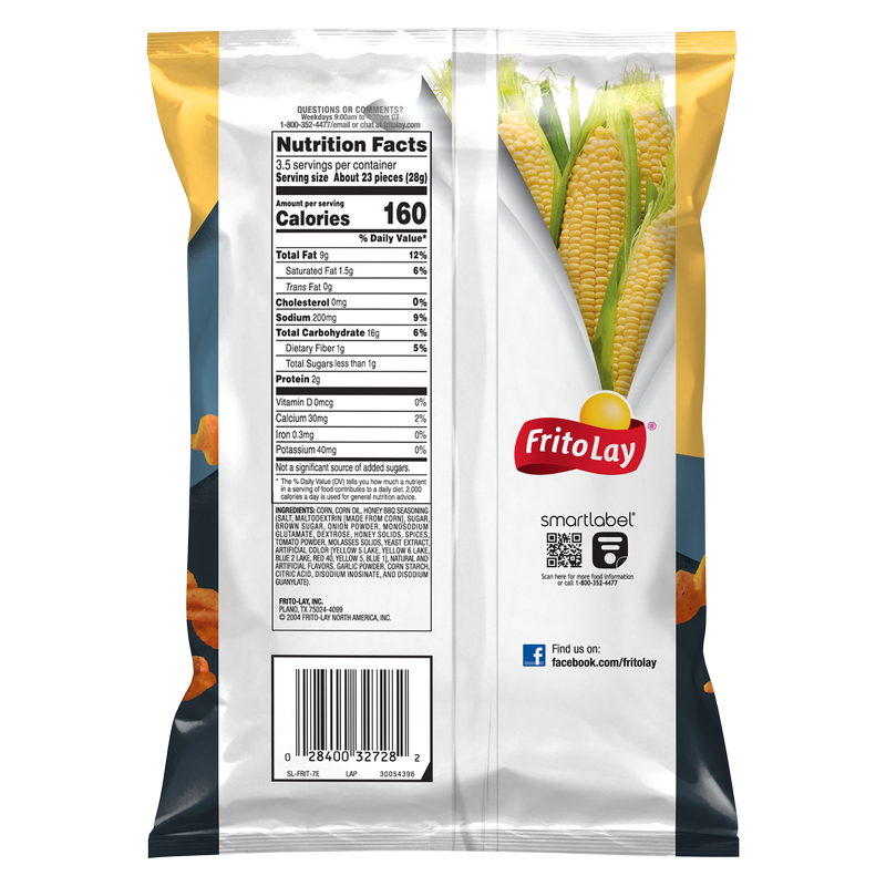 Fritos Flavor Twists Honey BBQ Corn Chips 3.5oz Snacks fast delivery