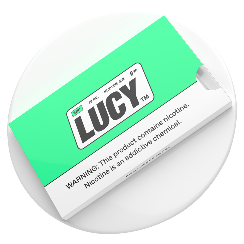 Lucy Mint Nicotine Gum 6mg 10ct