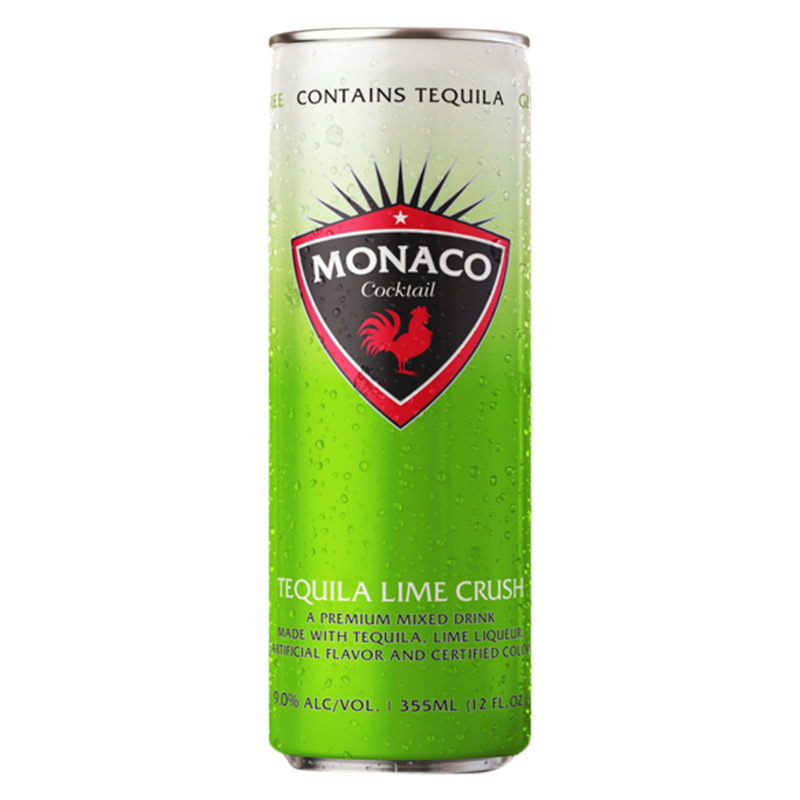 Monaco Tequila Lime Crush Single 12oz Can 9% ABV