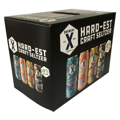 Brewery X Hard-Est Seltzer Variety Pack 12pk 16oz
