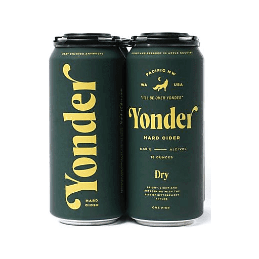 Yonder Cider Co. Dry 4pk 16oz Can
