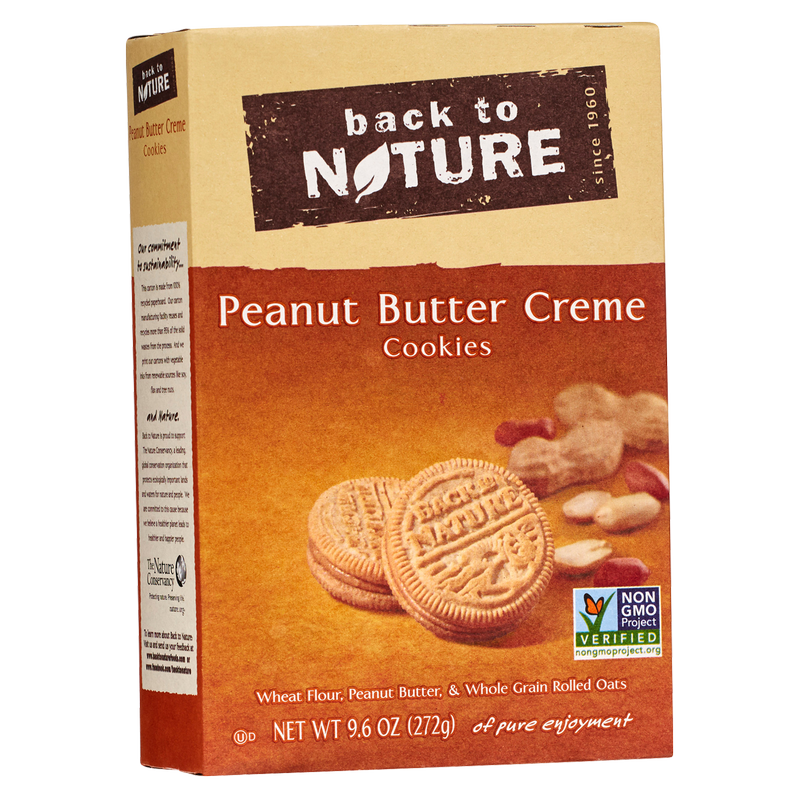 Back to Nature Peanut Butter Creme Cookies 9.6oz