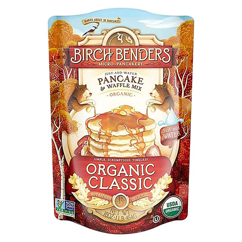 Birch Benders Pancake & Waffle Mix Classic Recipe 95% Organic