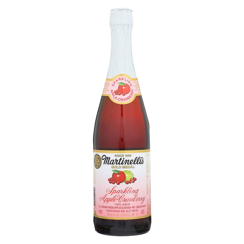 Martinelli's Sparkling Apple Cranberry Cider 25.4oz Btl