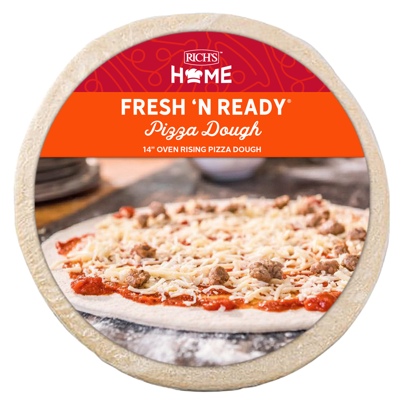 Fresh 'N Ready Frozen Oven Rising Sheeted Pizza Dough 14in 24oz