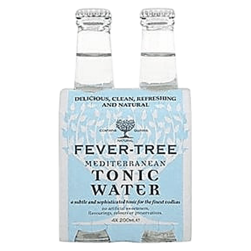 Fever-Tree Mediterranean Tonic Water 4pk 6.8oz Can