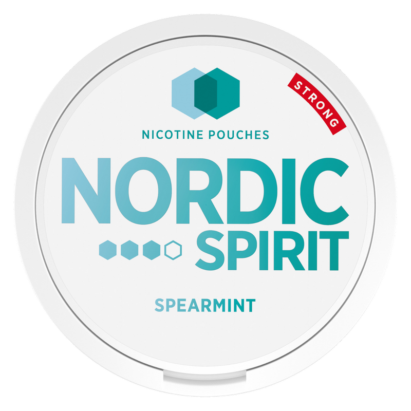 Nordic Spirit Spearmint Strong Nicotine Pouches (9mg), 20pcs