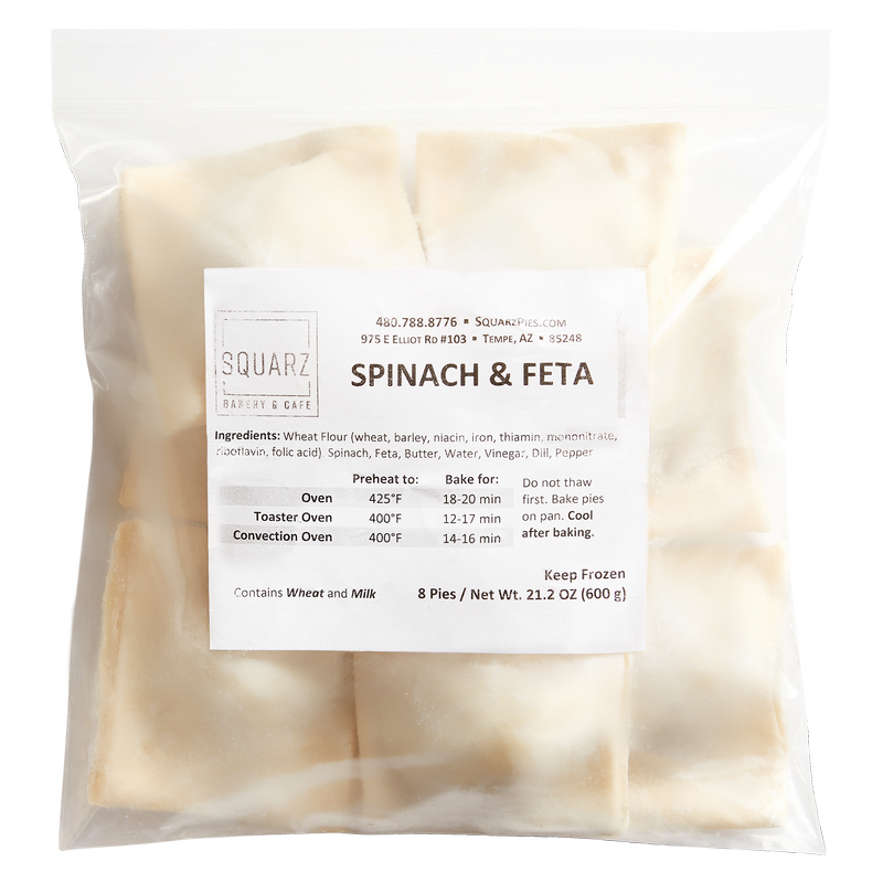 Squarz Frozen Feta & Cheese Mini Pies 8ct