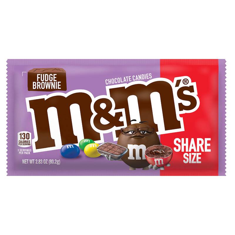 M&M's Chocolate Candies, Mint, Share Size 2.83 Oz, Chocolate Candy