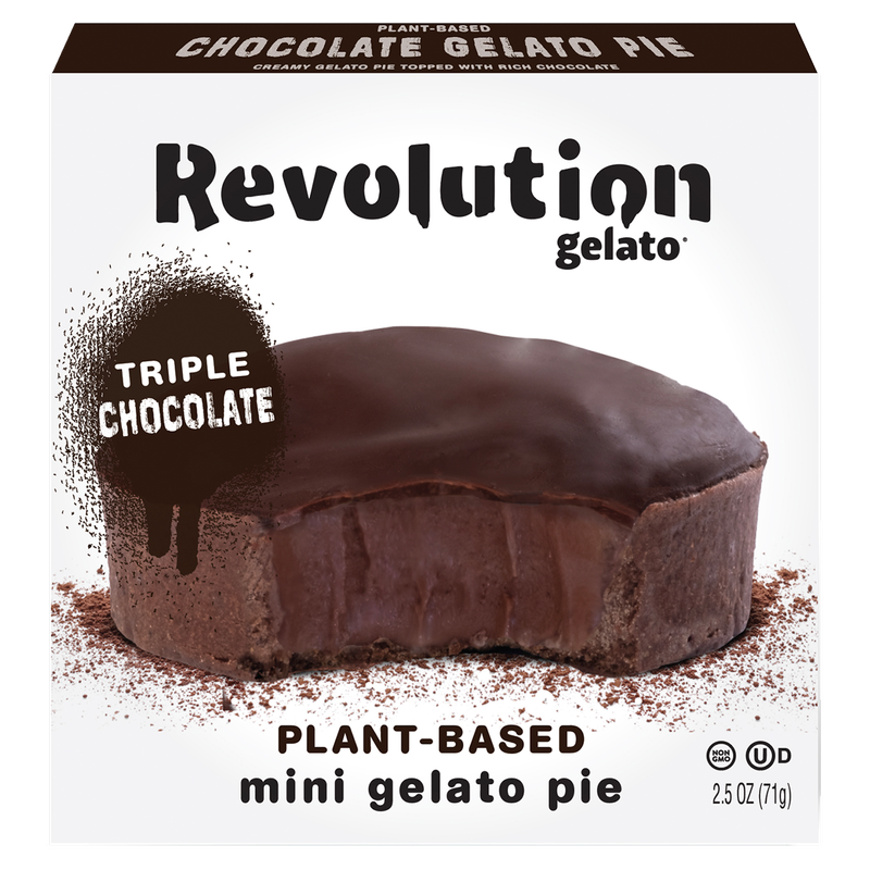 Revolution Gelato Plant Based Triple Chocolate Mini Pie 2.5oz