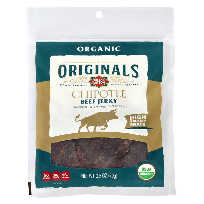 Dietz & Watson Organic Chipotle Beef Jerky 2.5oz