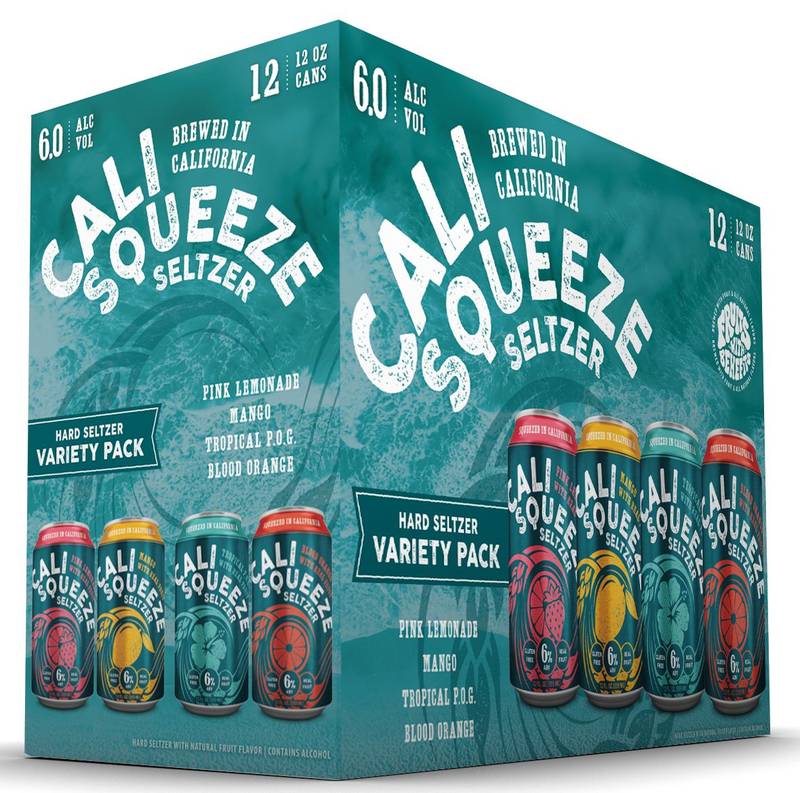 Cali Squeeze Seltzer Variety Pack 12pk 12oz