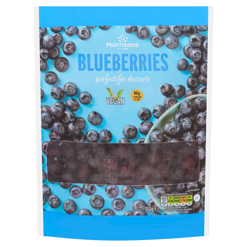 Morrisons Frozen Blueberries, 350g
