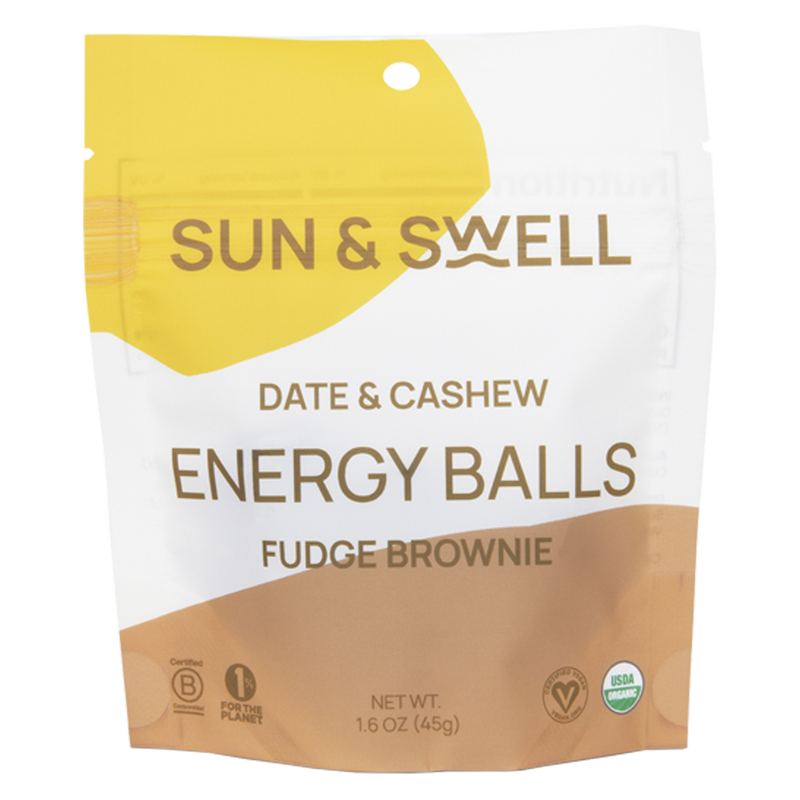 Sun & Swell Fudge Brownie Energy Bites 1.6oz Bag