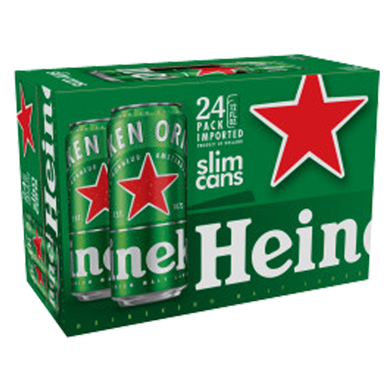 Heineken 24pk 12oz Can 5.0% ABV