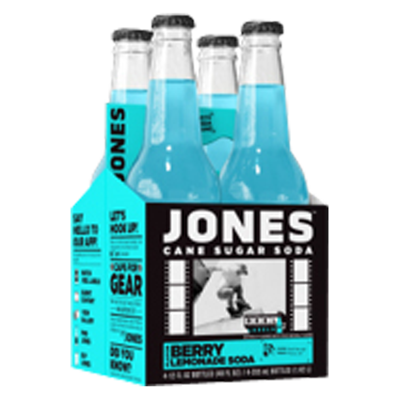 Jones Berry Lemonade Soda 4pk 12oz Bottle