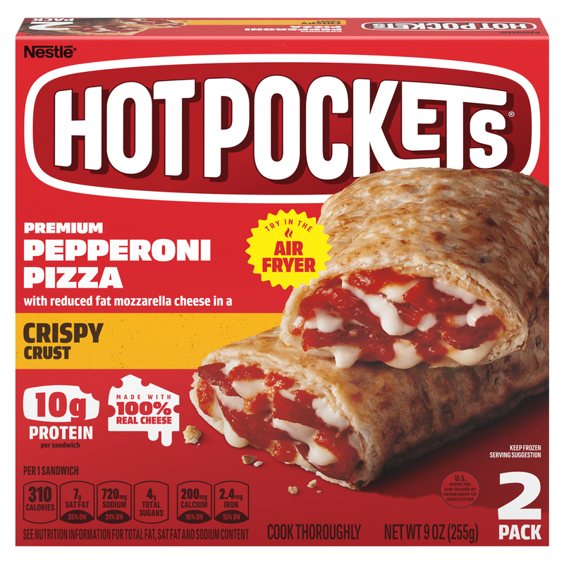 Hot Pockets Crispy Crust Pepperoni Pizza 2ct 9oz