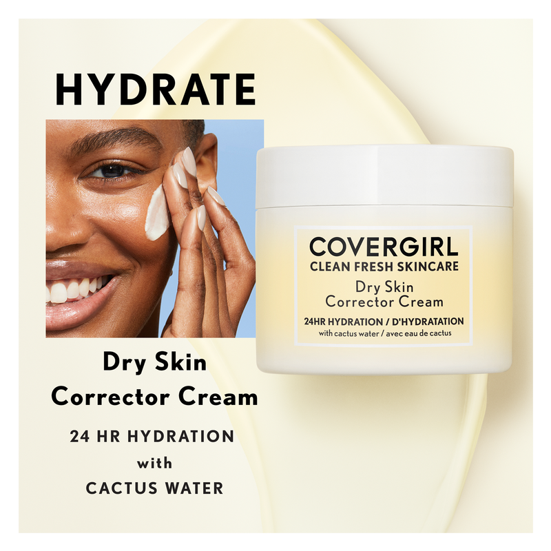 Covergirl Clean Fresh Skincare Dry Skin Corrector Cream 2oz