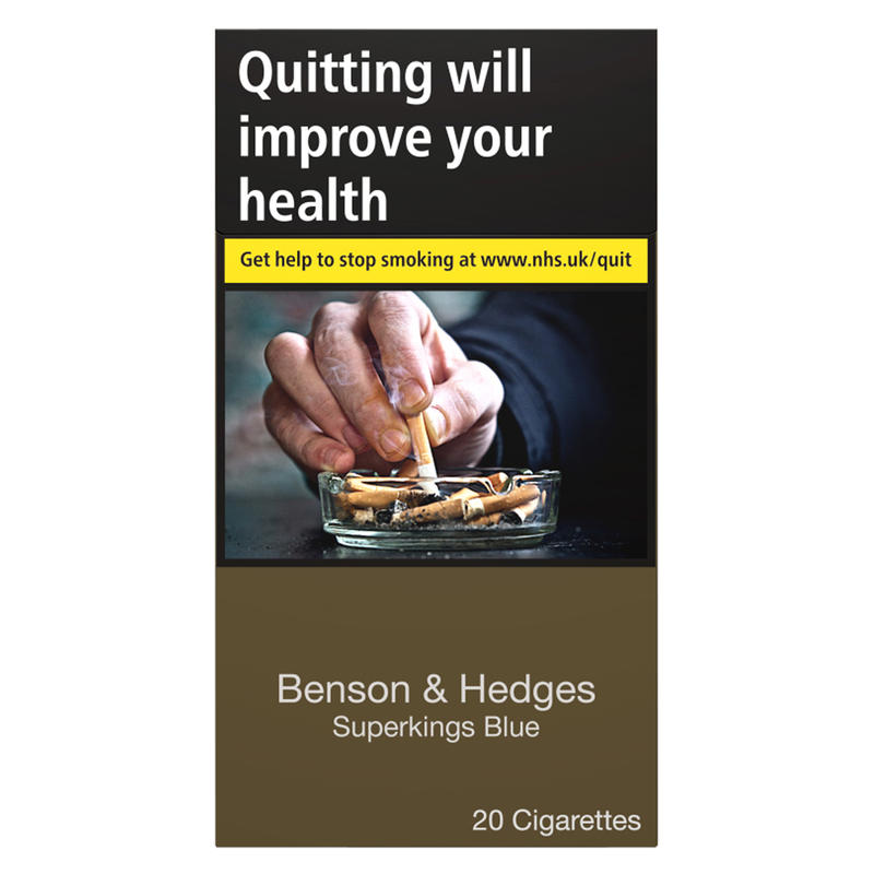 Benson & Hedges Superkings Blue Cigarettes, 20pcs