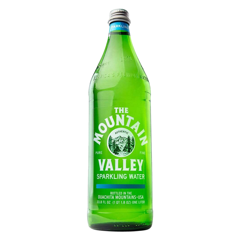 Mountain Valley Spring Water Sparkling Glass Bottle 1L