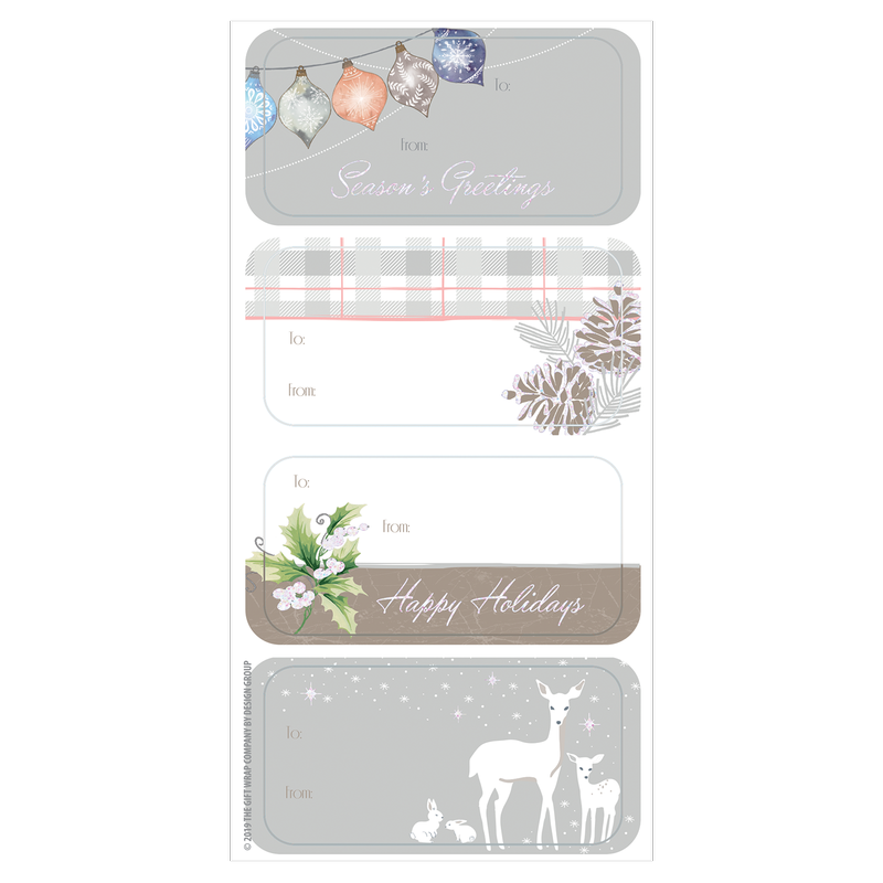 Homespun Sentiments Holiday Gift Labels 24pk
