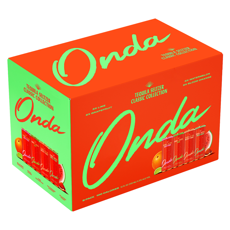 Onda Tequila Seltzer Classic Collection Variety 8pk 12oz Can 5.0 ABV