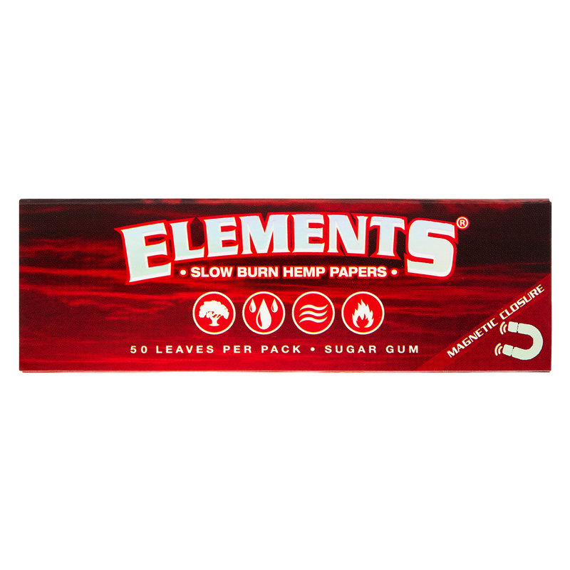 Elements Slow Burning Magnetic Closure Hemp Papers 50ct
