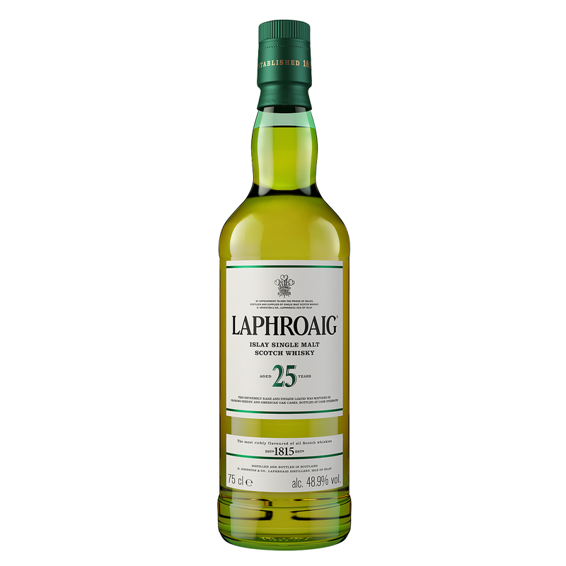 Laphroaig Islay Single Malt Scotch Whisky 25 Yr 750ml
