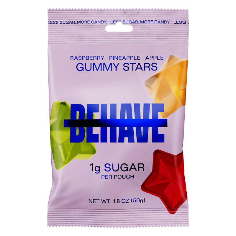BEHAVE Low-Sugar Gummy Stars 1.8oz