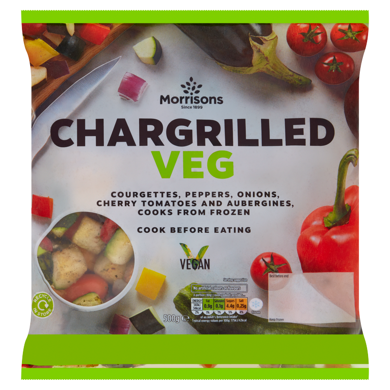 Morrisons Chargrilled Vegetables, 500g
