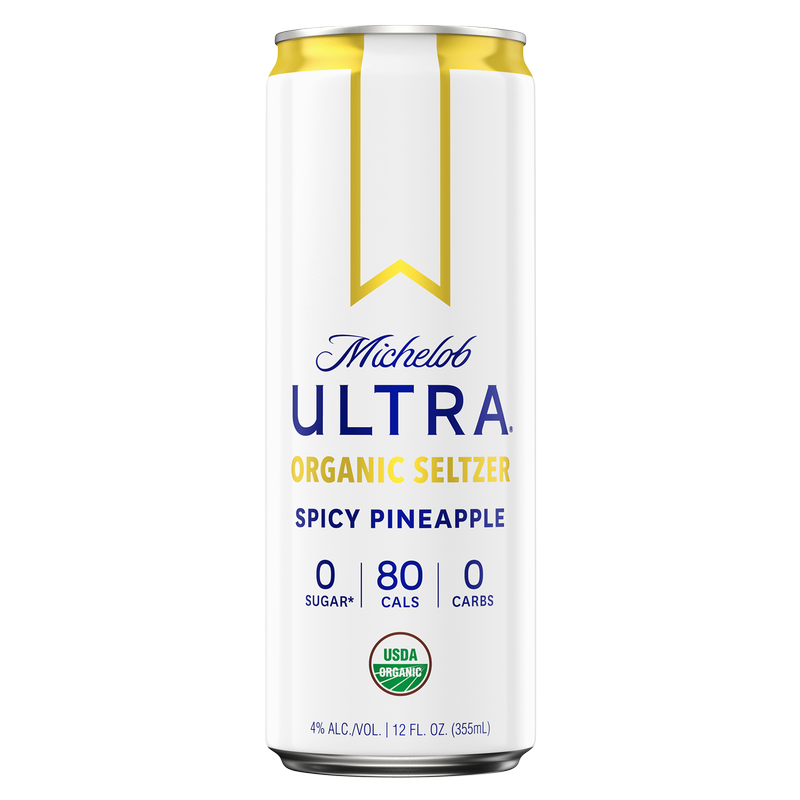 Michelob Ultra Spicy Pineapple Seltzer Single 12oz Can 4.0% ABV