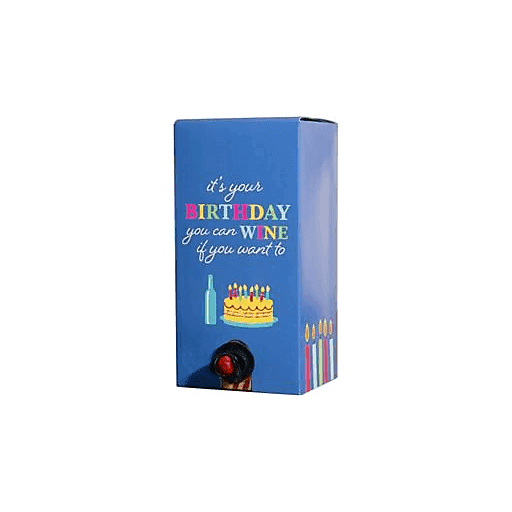 The Wine Box Box It's Your Birthday You Can Wine If You Want