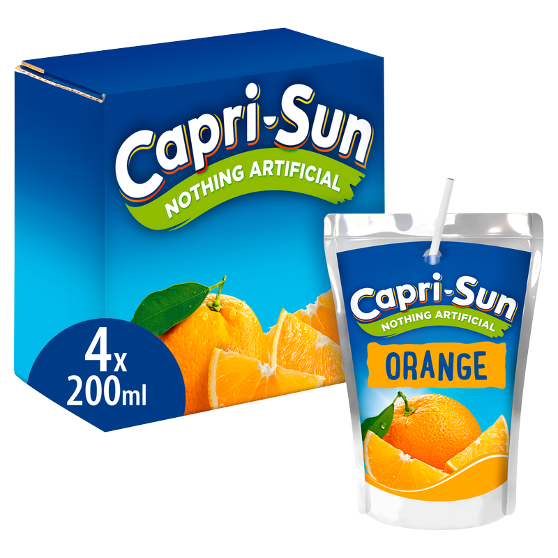 Capri-Sun Orange, 4 x 200ml