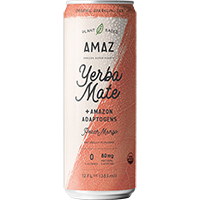Amaz Yerba Mate + Amazon Adaptogens Peach Mango 12oz