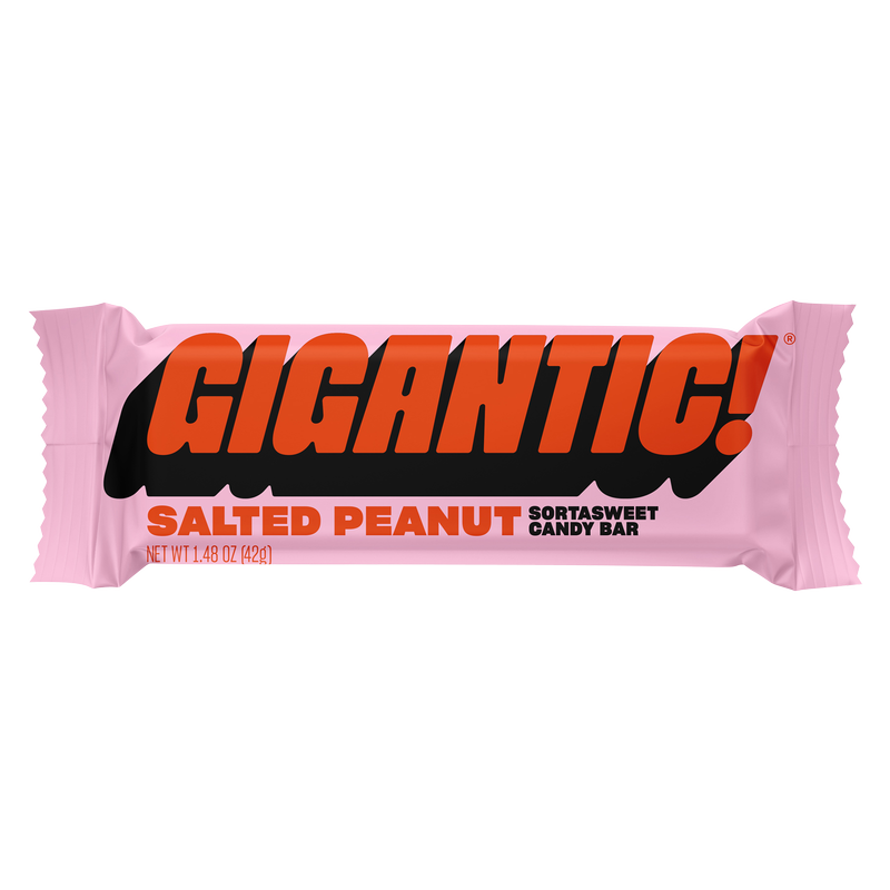 GIGANTIC! Salted Peanut Candy Bar