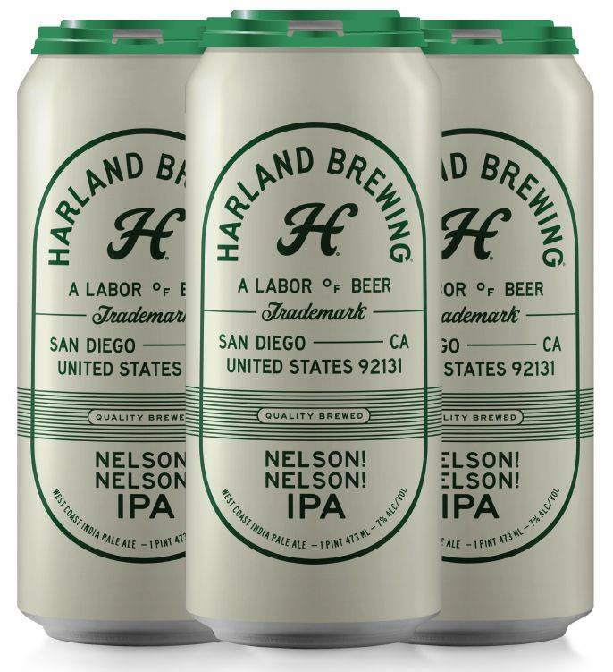 Harland Brewing Single Hop IPA Series - Nelson! Nelson! 4pk 16oz