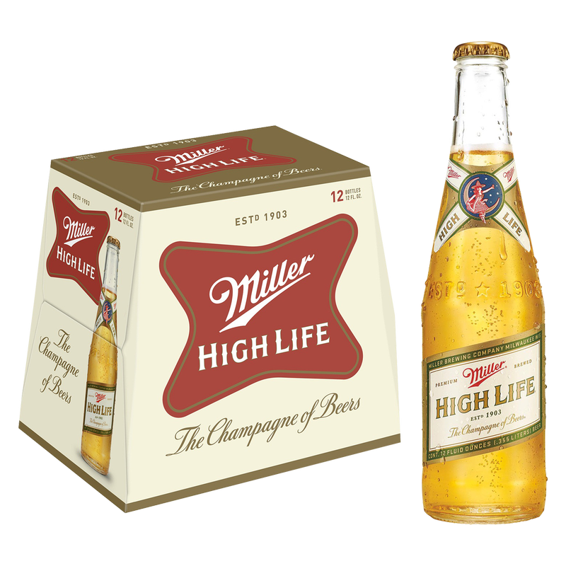 Miller High Life 12pk 12oz Btl 4.6% ABV