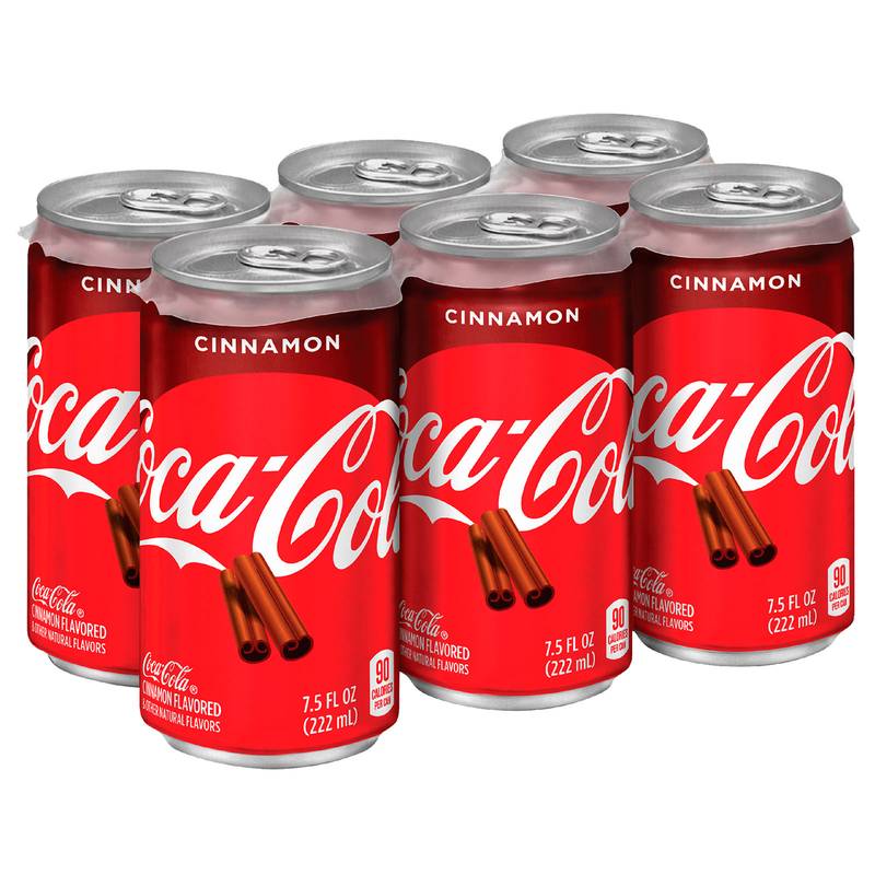 Coca-Cola Cinnamon 6pk 7.5oz Mini Can